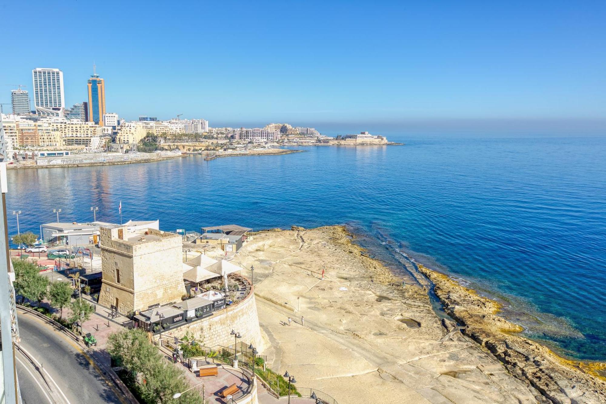 Seafront Sliema Apartment With Balcony & Sea Views By Jl Exteriör bild